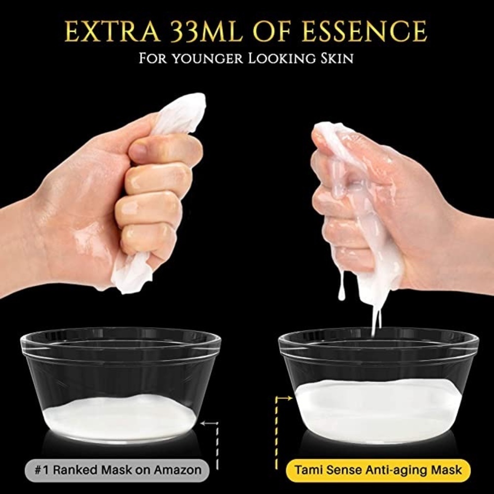 New 33ml Essence Best Anti Aging Face Mask For Korean Skincare 5-Pack​ - Picture 3 of 5
